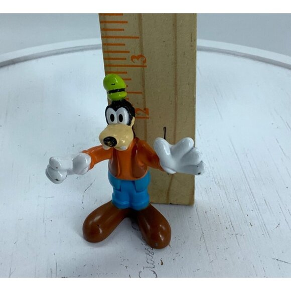 Vtg Goof Troop Pete Bowling Action Figure and Disney Goofy Figurine - Picture 7 of 7